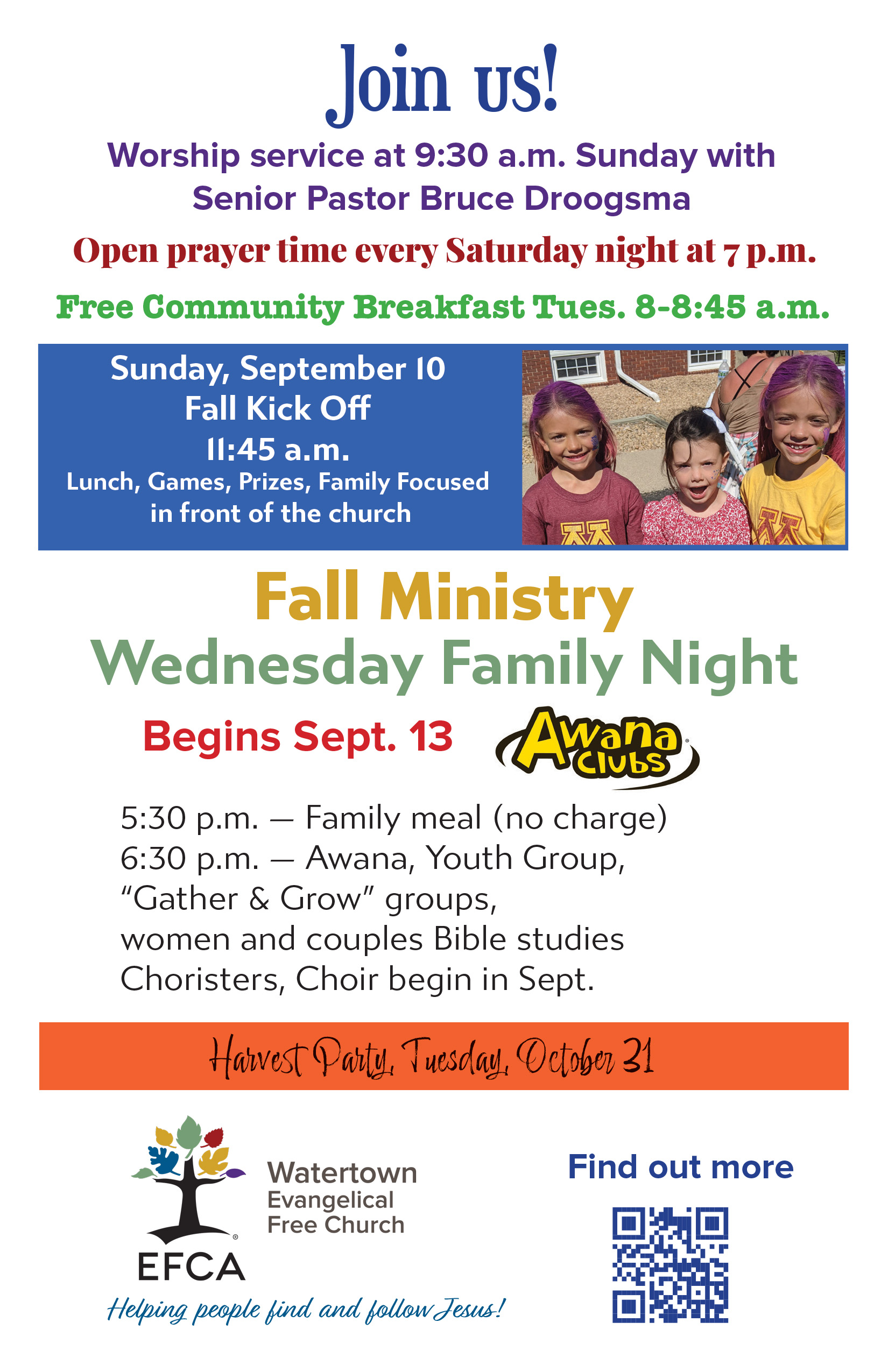 Home - WEFC | Watertown Evangelical Free Church